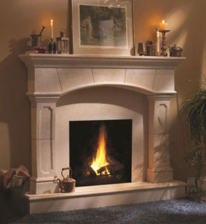 1130.70.530 fireplace stone mantel